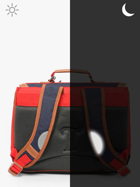 1 Compartment Satchel Tann's Red les fantaisies g 35124 other view 5