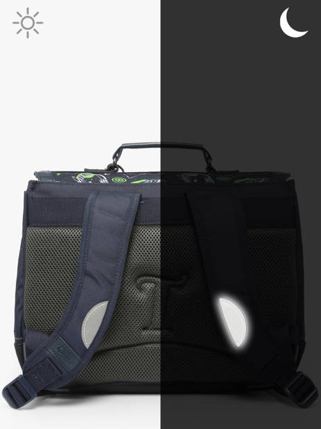 2-compartment Satchel Tann's Blue les fantaisies g 38142 other view 5