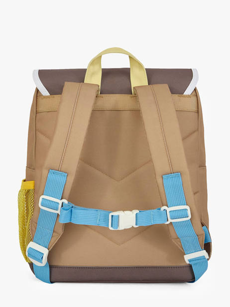 Backpack Hello hossy Brown cool kids S6 other view 4