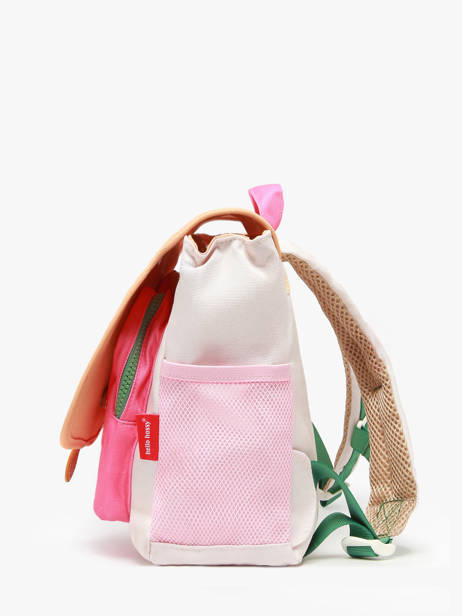 1 Compartment Satchel Hello hossy Beige cool kids 7 other view 2