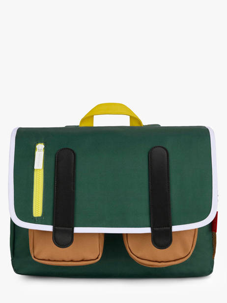 1 Compartment Satchel Hello hossy Green cool kids 7