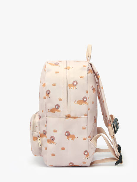 1 Compartment Backpack Trixie Beige animals 97 other view 2