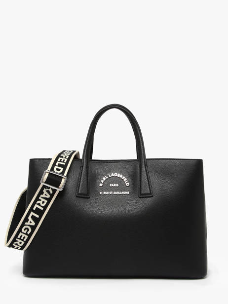 Handbag Rsg Polyurethane Karl lagerfeld Black rsg A3W30315
