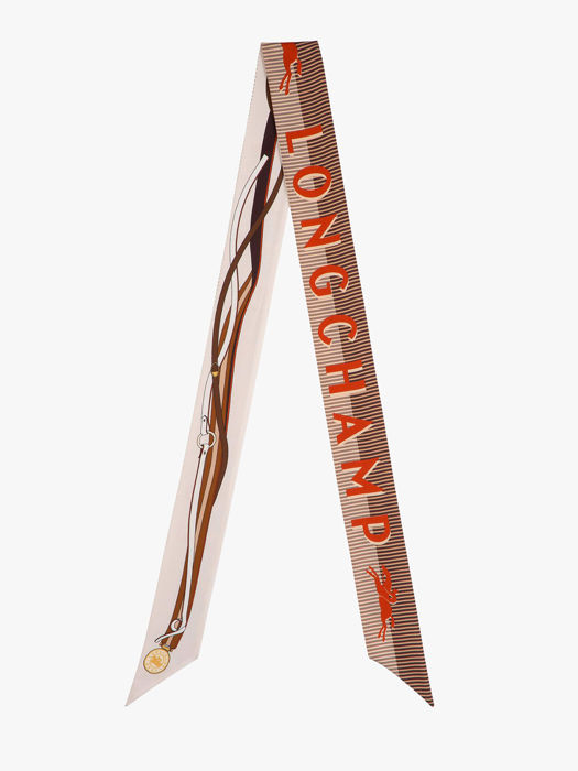 Longchamp Soie gots Scarf Beige