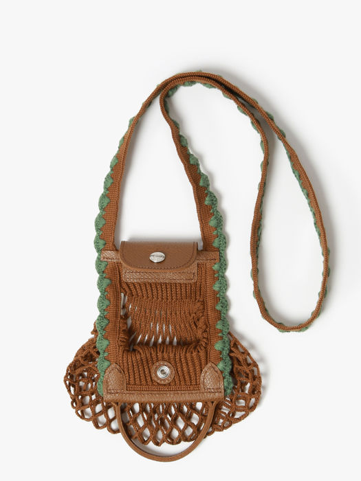 Longchamp Le pliage filet crochet Messenger bag Brown