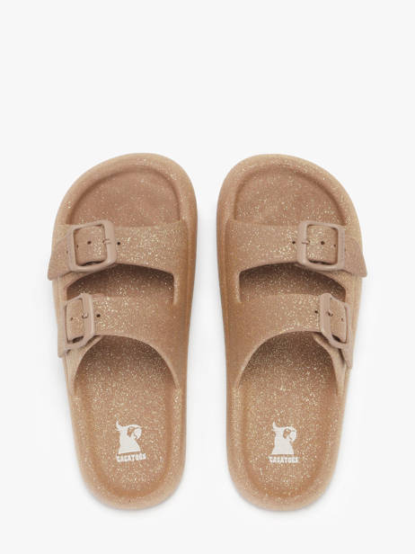 Flip Flops Cacatoes Brown women JESSYGLI other view 3