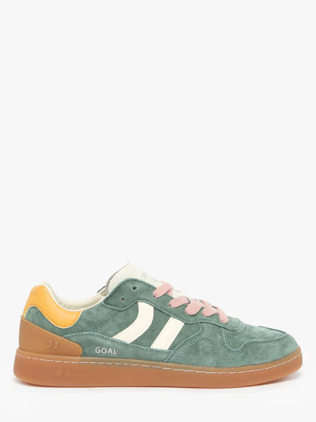 Sneakers Goal In Leather Coolway Green men 8663458