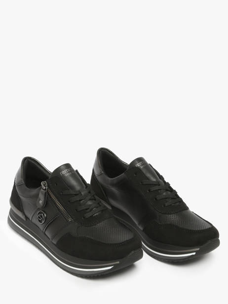 Sneakers En Cuir Remonte Noir women 4 vue secondaire 2