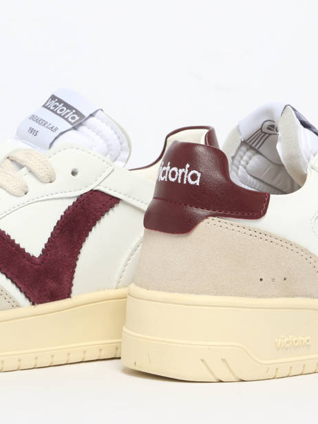 Sneakers En Cuir Victoria Rouge women 1257136 vue secondaire 3