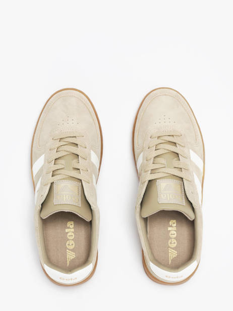 Sneakers Grandslam En Cuir Gola Beige women CLA589 vue secondaire 4
