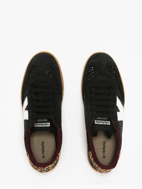 Sneakers Berlin In Leather Victoria Black women 1126223 other view 4