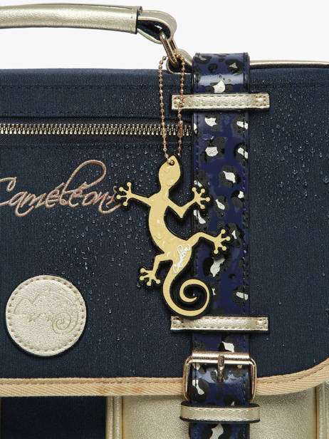 Wheeled Schoolbag For Kids 2 Compartments Cameleon Blue vintage fantasy CR38 other view 7