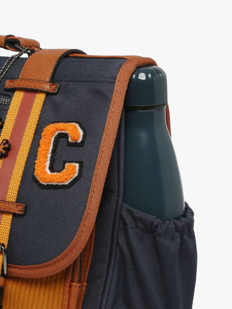 Satchel For Kids 3 Compartments Cameleon Blue vintage urban CA41 other view 5