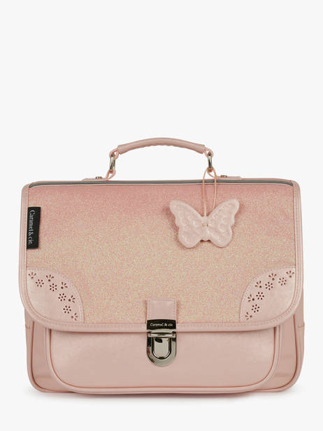 1 Compartment Satchel Caramel et cie Pink boheme FI