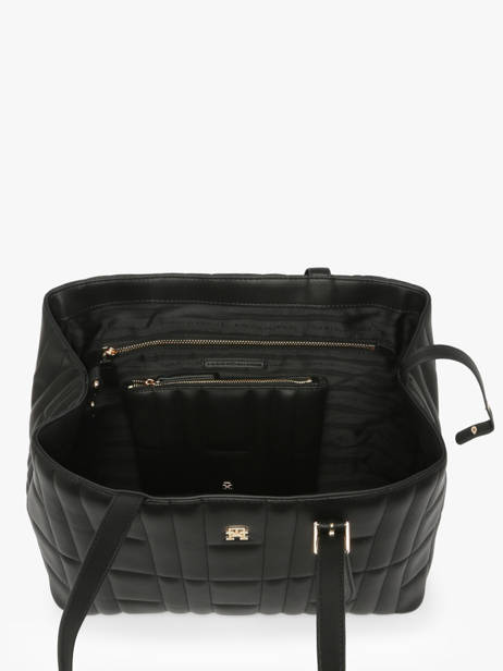 Sac Porté épaule Th Feminine  Polyurethane Tommy hilfiger Noir th feminine  AW17452 vue secondaire 2