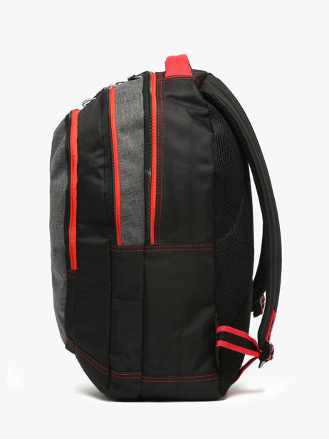 3-compartment Backpack Stade toulousain Gray toulouse 25AT204B other view 2