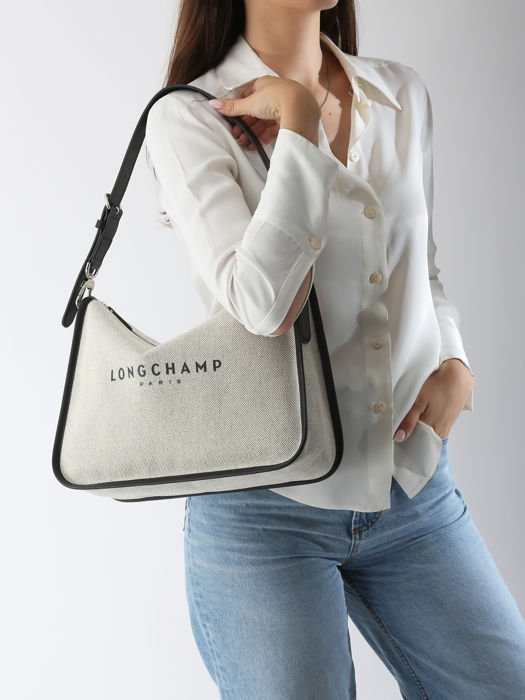 Longchamp Essential toile Hobo bag Beige