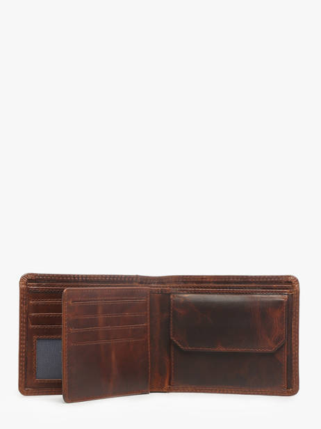 Wallet With Coin Purse Leather Maverick Brown the original MAVTO004 other view 2