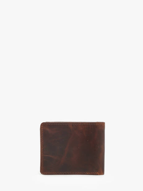 Wallet With Coin Purse Leather Maverick Brown the original MAVTO004 other view 3