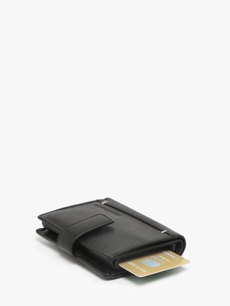 Wallet With Card Holder Leather Maverick Black urban classic MAVUC062 other view 2