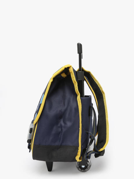 2-compartment Wheeled Satchel Real madrid Blue real 24BR203A other view 2