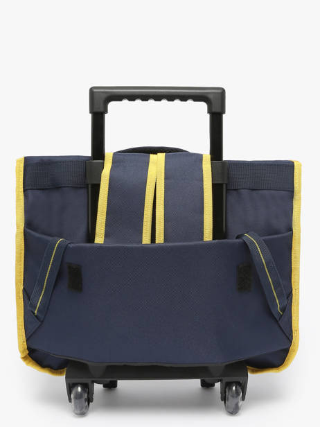 2-compartment Wheeled Satchel Real madrid Blue real 24BR203A other view 5