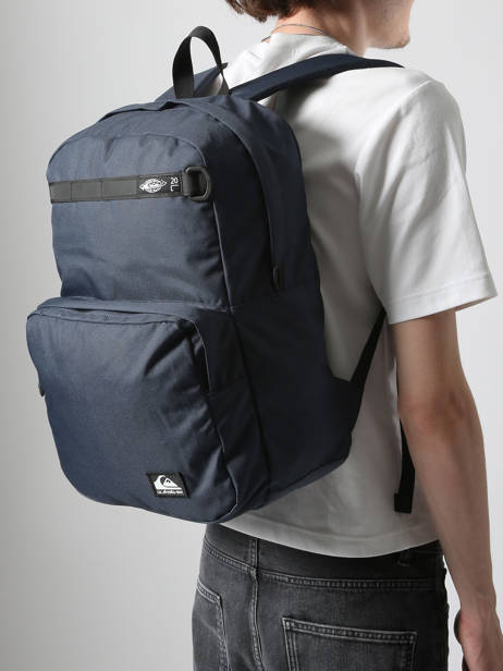 1 Compartment Backpack Quiksilver Blue youth access QYBP3730 other view 1
