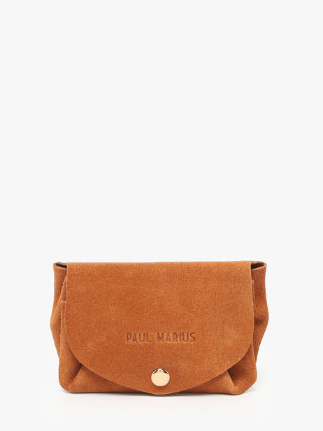 Coin Purse La Suite Leather Paul marius Orange la suite GUSTASUI
