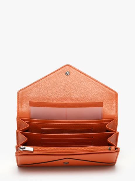 Wallet Enveloppe Leather Yves renard Orange enveloppe 29283 other view 1