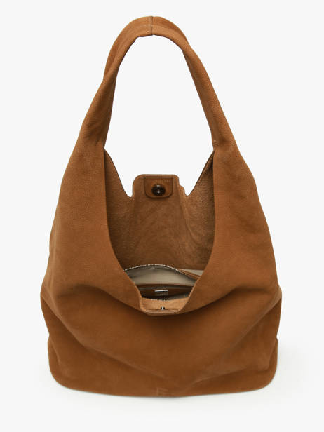 Hobo L Cavalier Nubuck Leather Etrier Brown cavalier nubuck ECAN154L other view 3