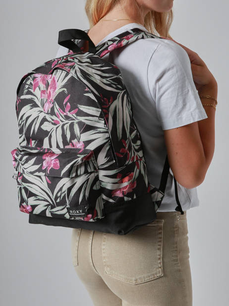 Sac à Dos 1 Compartiment Roxy Noir back to school RJBP4897 vue secondaire 1