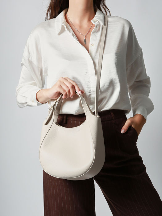 Longchamp Le foulonné Sacs porté main Blanc