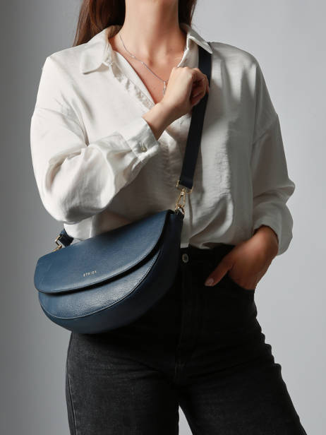 Shoulder Bag Tradition Leather Etrier Blue tradition ETRA065M other view 1