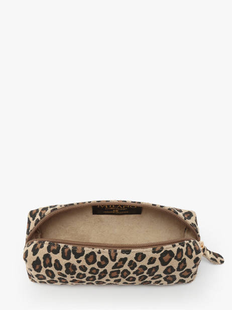 Trousse Cuir Milano Multicolore velvet leopardo VL22116 vue secondaire 1