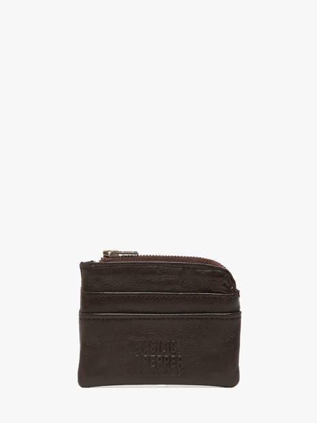 Porte-monnaie Cow Cuir Basilic pepper Marron cow BCOW99