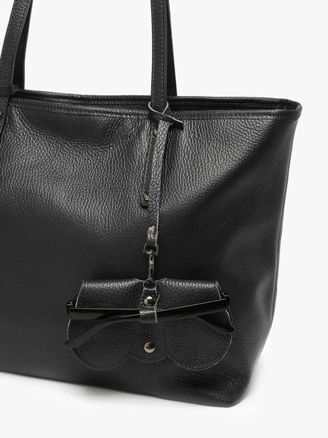 Sunglass Case Caviar Leather Milano Black caviar CA25069 other view 2