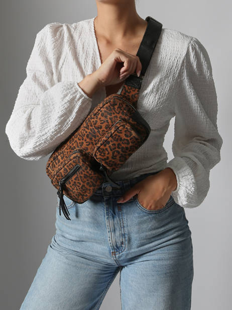 Leather 90s Belt Bag Paul marius Black 90's BANAN90S other view 1