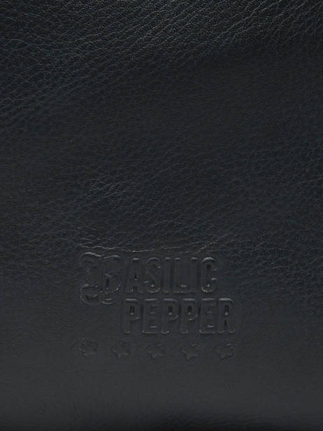 Sac Porté Main Cow Cuir Basilic pepper Noir cow BCOW22 vue secondaire 5