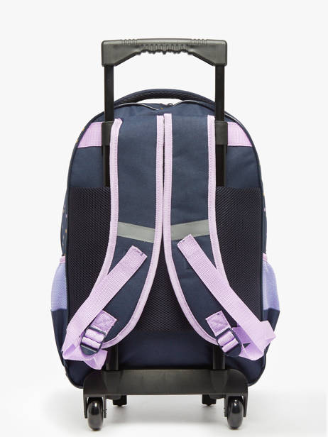 Sac A Dos à Roulettes 1 Compartiment Milky kiss Bleu dotted delight 3700521 vue secondaire 4