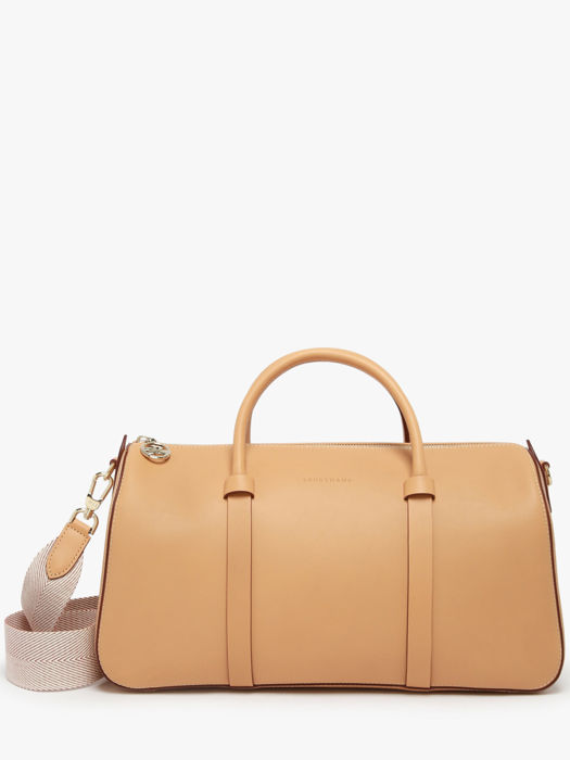 Longchamp Daylong chevron Sacs porté main Marron