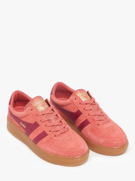 Sneakers Grandslam In Leather Gola Red women CLA589 other view 2