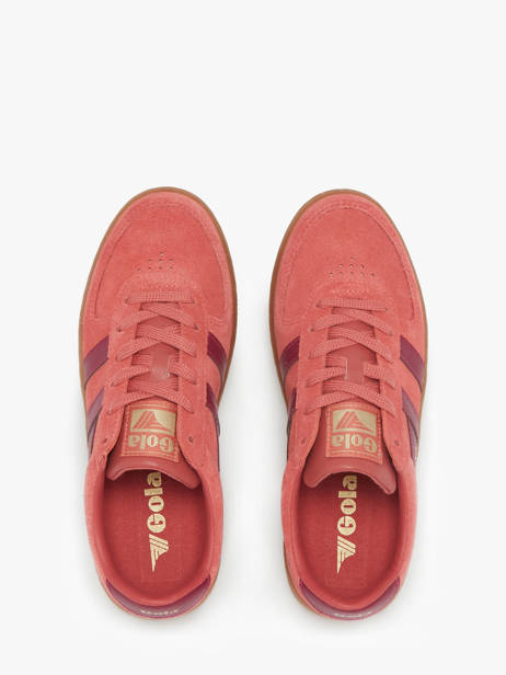 Sneakers Grandslam In Leather Gola Red women CLA589 other view 4