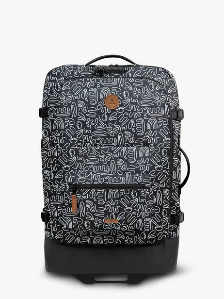 Softside Luggage Travel Cabaia Black travel M
