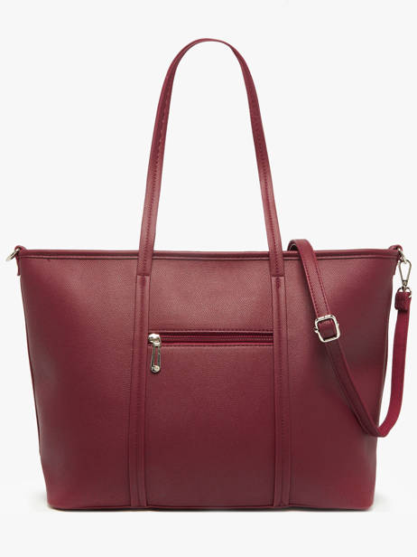 Sac Porté épaule Saffiano Miniprix Rouge saffiano F8594 vue secondaire 3