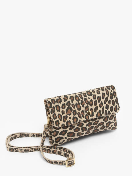 Shoulder Bag Velvet Leopardo Leather Milano Multicolor velvet leopardo VL23067 other view 2