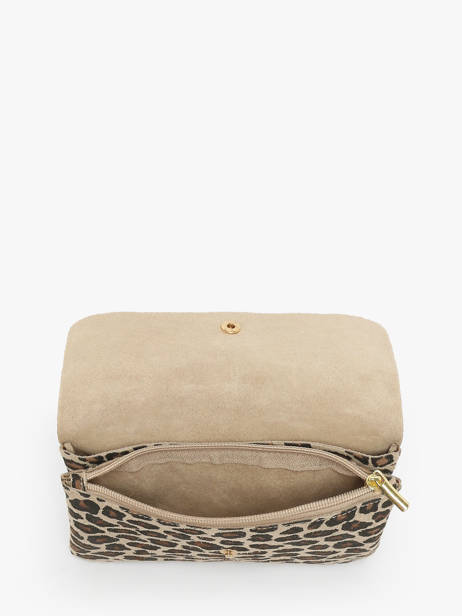 Shoulder Bag Velvet Leopardo Leather Milano Multicolor velvet leopardo VL23067 other view 3