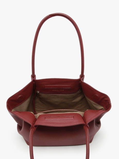 Leather Galatée Shoulder Bag Nathan baume Red nymphea 3 other view 4