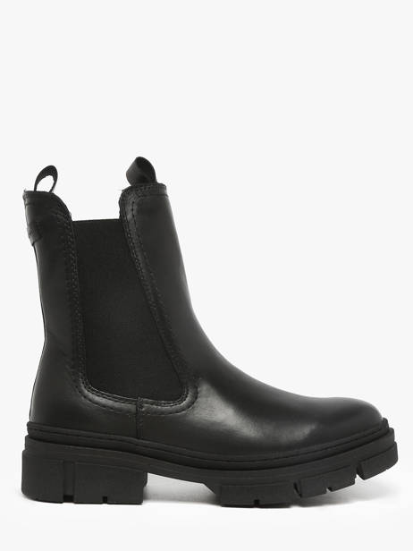 Chelsea Boots In Leather Tamaris Black women 41