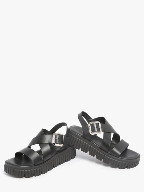 Sandals In Leather Tamaris Black women 44 other view 2