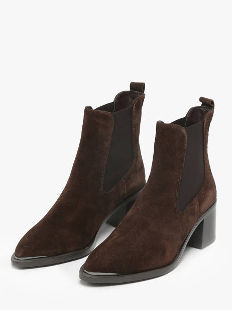 Bottines à Talon En Cuir Tamaris Marron women 45 vue secondaire 2